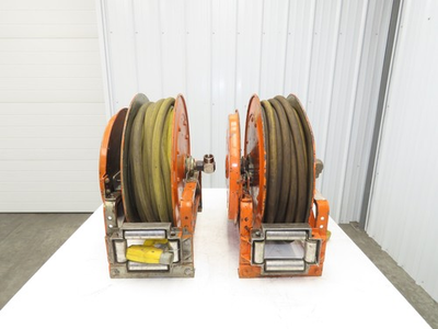 #ad #ad Hannay Reels SR Retractable Water Hose Reel 3 4quot; By Approximately 50#x27; Lot of 2 $449.99