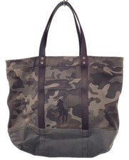 Polo Ralph Lauren Tote bag Camouflage Gray Canvas Men Handbag Vintage look