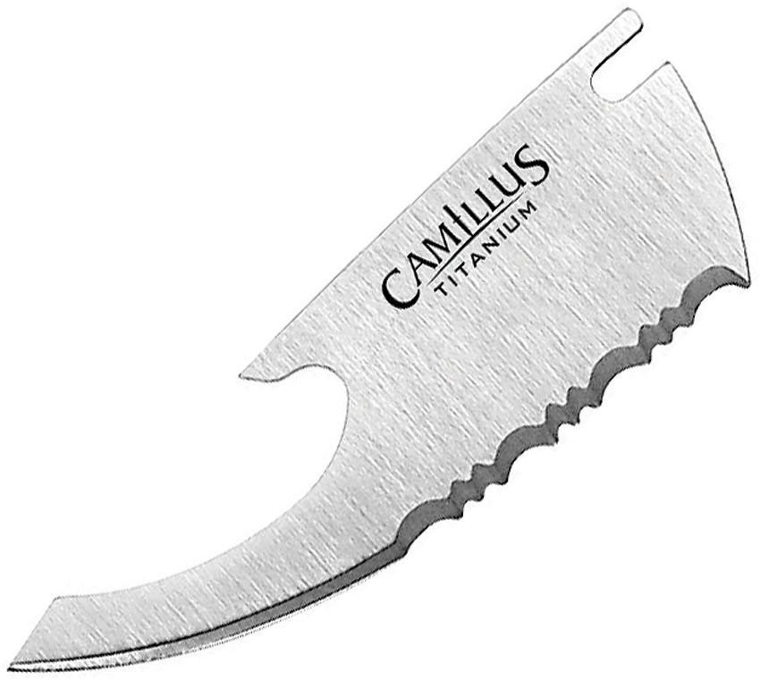 Camillus TigerSharp 2pc Serrated Folding Pocket Knife Replacement Blades - 18566