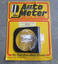 Auto Meter 3231 2-58 Gauge Bezel Mounting Panel One Hole Auto Meter 3231 2-58 Gauge Bezel Mounting Panel One Hole