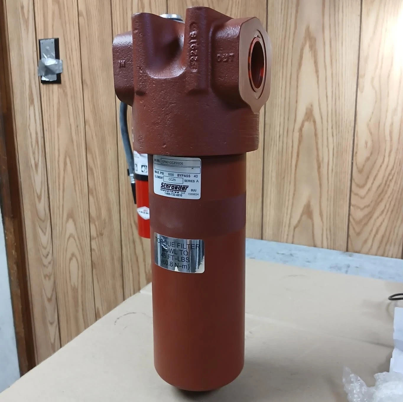 Schroeder Industries CF601CCZ5SD5  Pressure Filter