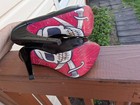 WOMENS TAYLOR SAY'S  RUMMY BLACK LEATHER STILETTOS 6" PLATFORM SHOES SZ 10 RARE! — photo 6