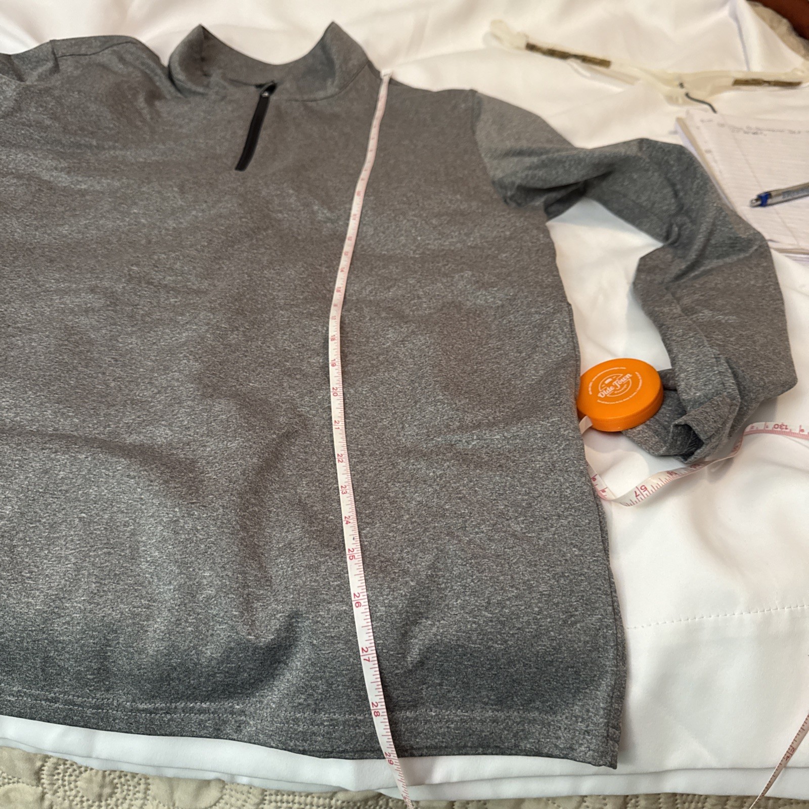 Fleece Lined Gray Performance Jacket L - image 11