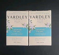 Jabones hidratantes para barra de baño 2 Yardley of London Jasmine Pearl (B3-K1)