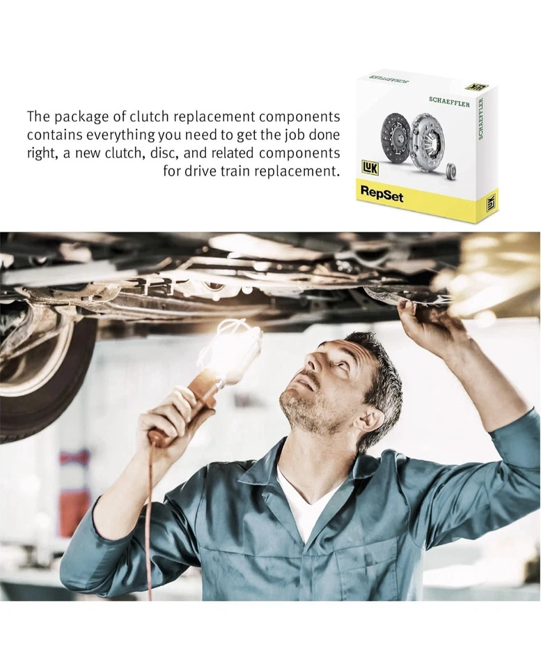 LuK 15-021 LuK RepSet con cojinete de liberación para modelos Subaru 99-17 seleccionados Foto 3 de 4