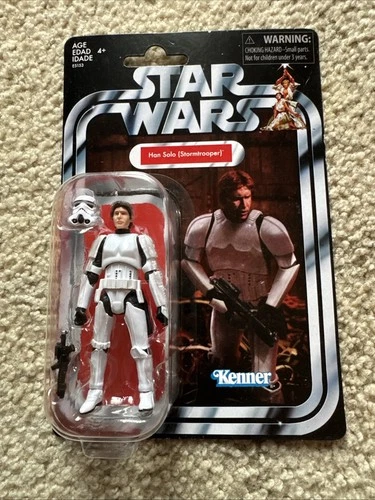 New On Card Star Wars The Vintage Collection Han Solo (Stormtrooper) VC143