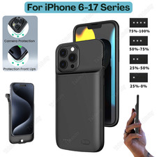 For iPhone 17 16 15 14 13 12 Fast Battery Charger Case Charging Cover Power Bank