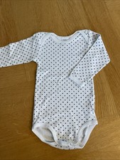 Petit Bateau Body Langarm  Junge Gr 80 