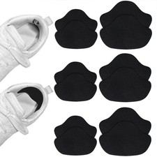 Shoe Heel Repair, 6 Pairs Self-Adhesive Repair 6 Pairs, Black