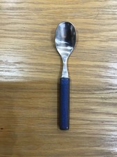 DENBY-STONE WEAR-TOUCHSTONE-SIDE /MINI/TEA SPOON=6 in- IMPERIAL BLUE-CERAMIC-VGC