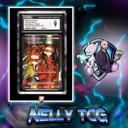 2017 Pokemon Generations - Team Flare Grunt #73a/83 CGC 9 Mint