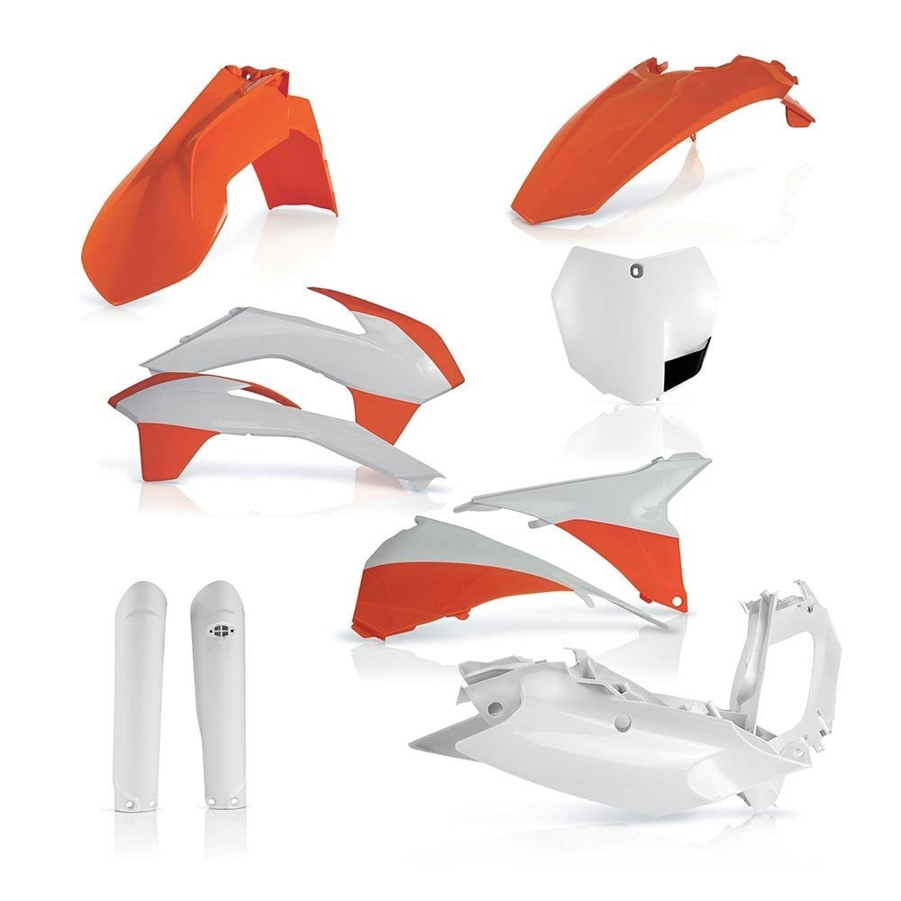 Acerbis Plastics Kit - w/15-21 Fork Guards (KTM SX/F 125-450 13-15 SX250 13-16)