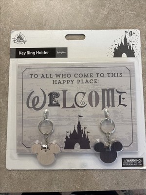 Disney Castle Sign Key Holder Chain  To All Who Come To This Happy Place Welcome
