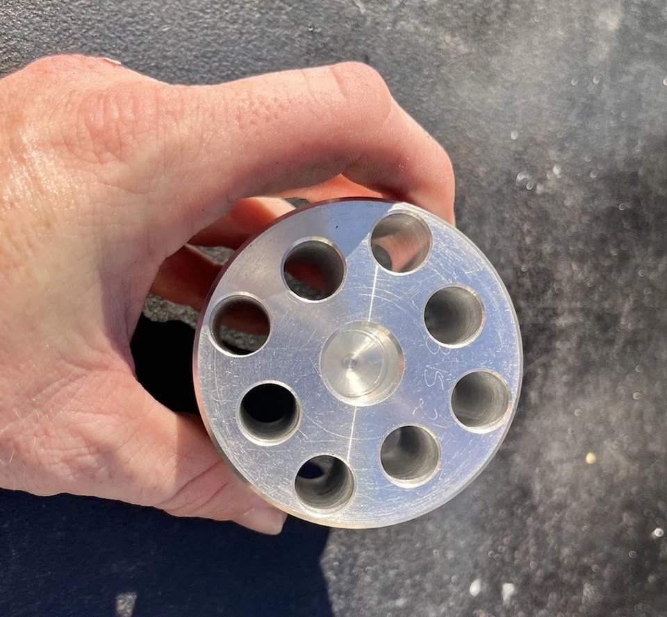 Ventilador mecánico accionado por correa March Performance extensión de 2 pulgadas Billet universal Foto 4 de 4