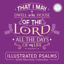 Illustrated Psalms 2026 Calendar | 2026 Wall Calendar | Christian Psalms | | ...