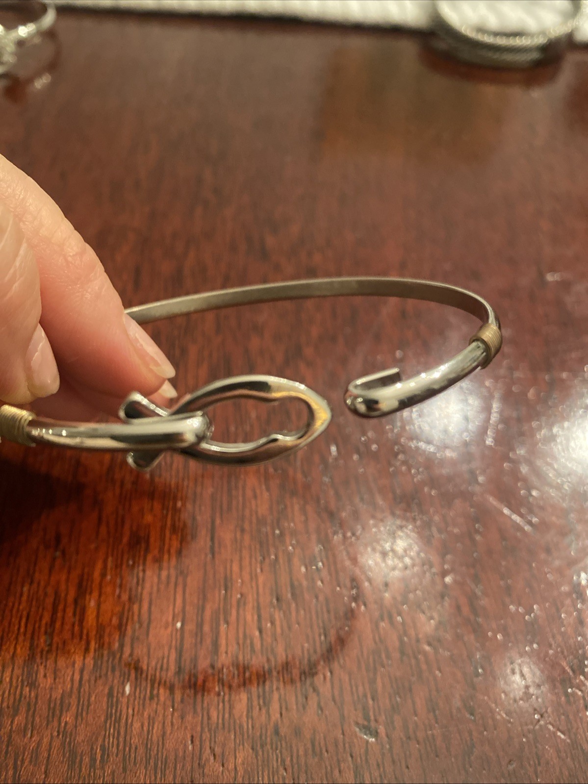 hook bangle bracelet - image 4