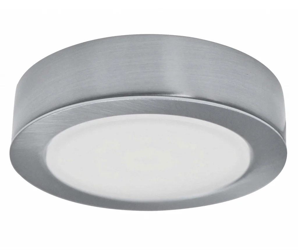 Cabinet Light Silver 240v 2.5w LED Surface Mount Low Energy Under 3000K