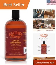 Leather Conditioner 16 Fl Oz - Deep Moisturizing  Water-Repellent Care