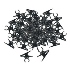 100 Pieces Lapel Microphone Clips Versatile Tie Clips for Lavalier Mic