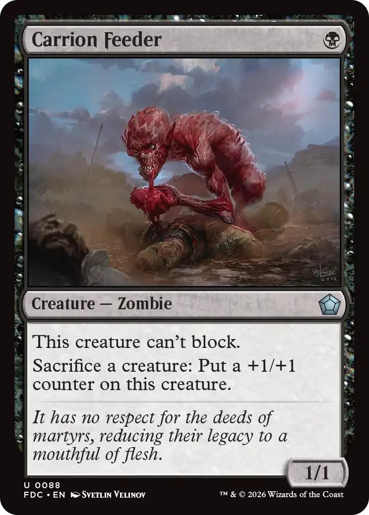 Carrion Feeder - FDC 88 NM - MTG Magic