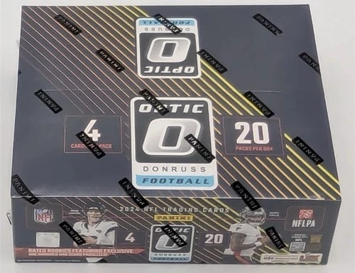 24 DONRUSS OPTIC FOOTBALL HOBBY RETAIL BOX SEALED 6 RC QBs DOWNTOWN/UPTOWNS