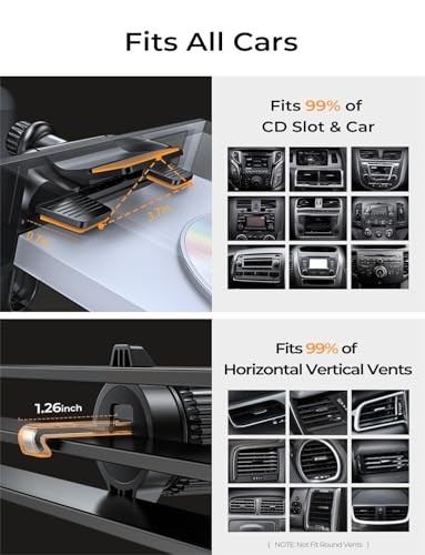 Soporte para teléfono CD para automóvil, soporte de montaje para teléfono con ranura para CD ajustable para iPhone - Imagen 3 de 7