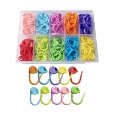 150 Pieces Knitting Crochet Locking Stitch Markers Stitch Needle Clip Counter 1