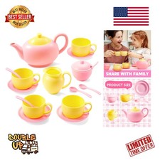 Delightful 18-Piece Pink Tea Set for Kids - Perfect Gift for All Occasions