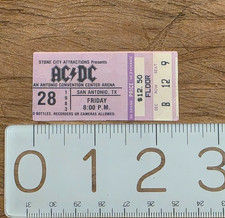 AC/DC Concert Sticker ACDC Sticker ACDC Decal 1970s Classic Rock Heavy Metal