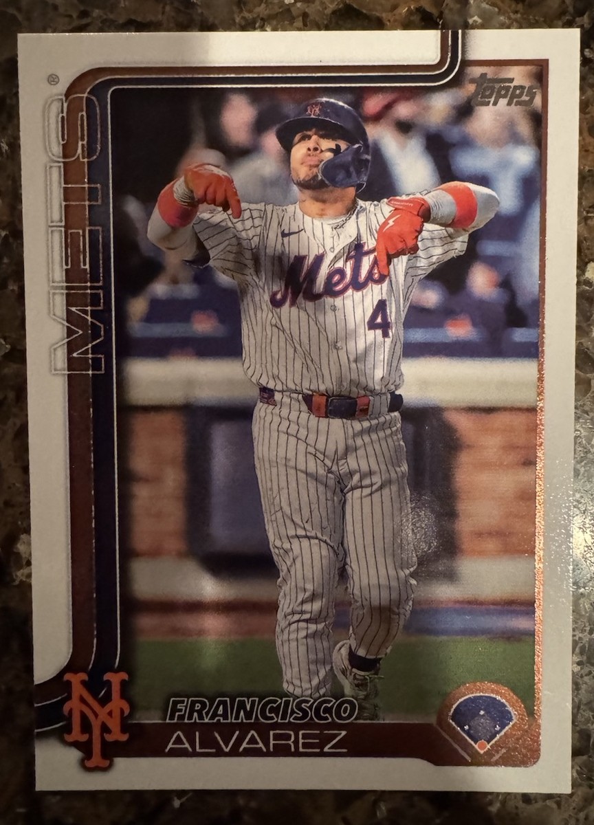 Francisco Alvarez 2025 Topps Series 1 #171 New York Mets