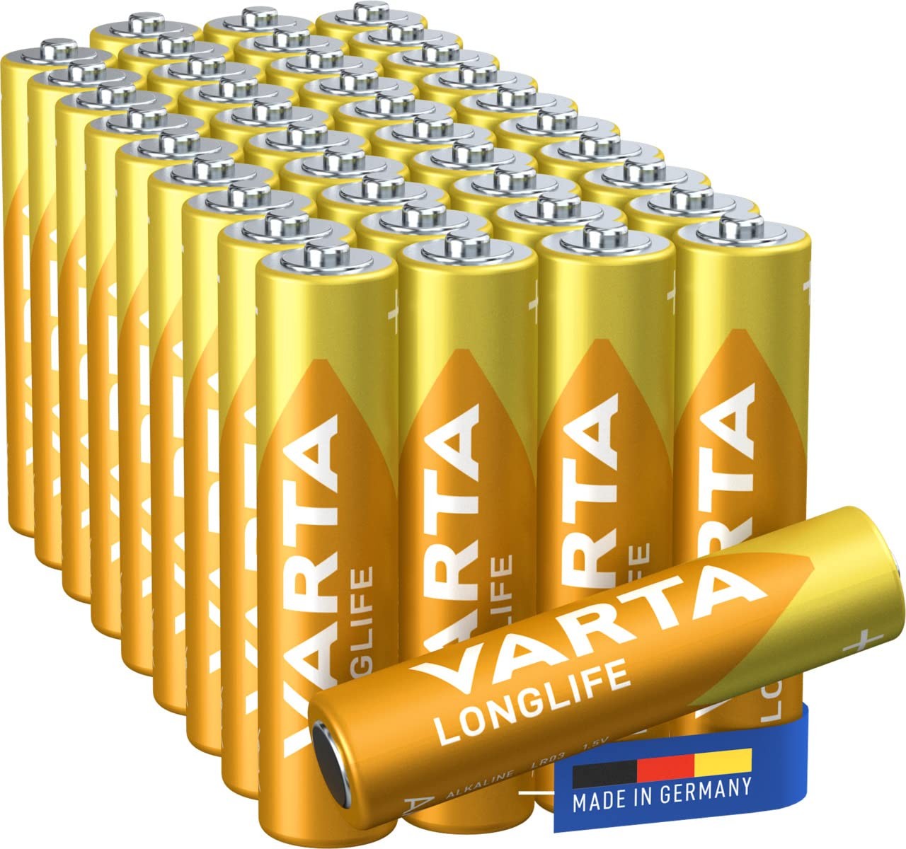 40 VARTA Batterien LONGLIFE Micro AAA 1,5 V NUOVO