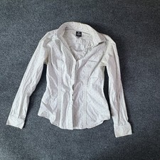 Express The Essential Shirt Womens XS White S...