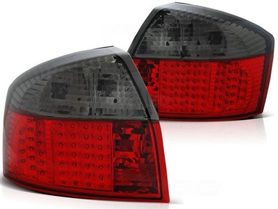 LED rear lights for Audi A4 Sedan 2000 2001 2002 2003 2004 VR-592 Red Smoke