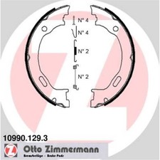 ZIMMERMANN Bremsbacken Feststellbremse hinten passend für Mercedes M-Klasse W163