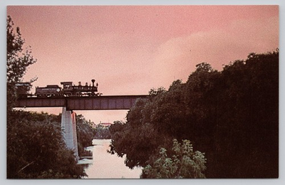 #ad 1974 Winnipeg Hydro #3 Steam Train Seine River Bridge Excursion Postcard $4.75