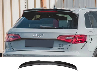 Audi A3 8V (2014-2020) Hatchback Rear Boot Roof Spoiler Wing Splitter Sport Look