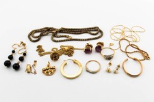 VINTAGE ESTATE SOLID 14KT GOLD JEWELRY LOT 36.5 GRAMS