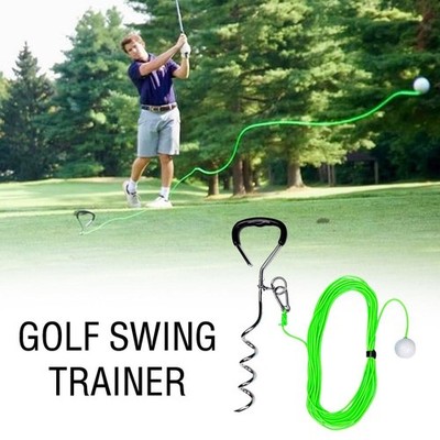 Golf Training Tool - Practice Your Swing in The Backyard with A Real Golf Ball 