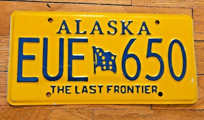 Alaska The Last Frontier License Plate | eBay