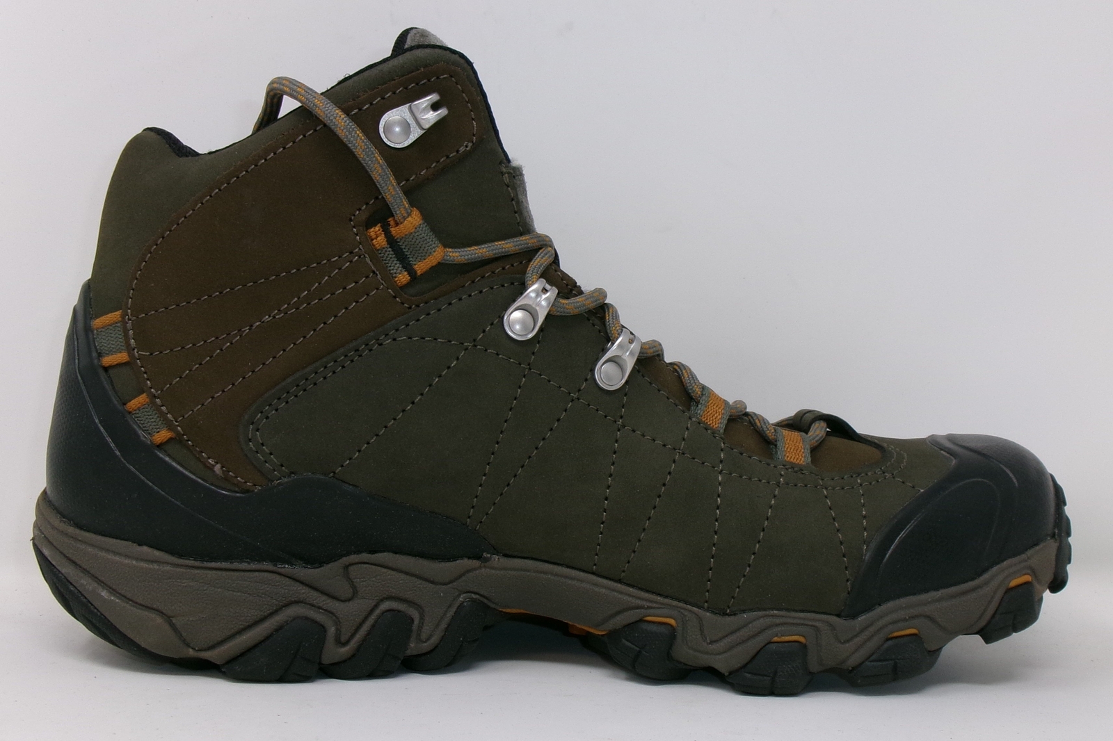 Oboz Men's Bridger Mid BDry Hiking Boot, Sudan, 12 Wide Gently Used