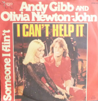 7'' 1980 KULT IN MINT- ! ANDY GIBB & OLIVIA NEWTON-JOHN : I Can´t Help It