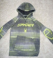 SPYDER HOODIE/JACKET-SZ YOUTH MED--KANGAROO POCKET-FLEECE LINED
