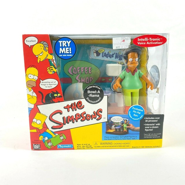 The Simpsons Talking Interactive Pin PAL APU Bowl-a-rama 2001 Series 4 for sale online | eBay