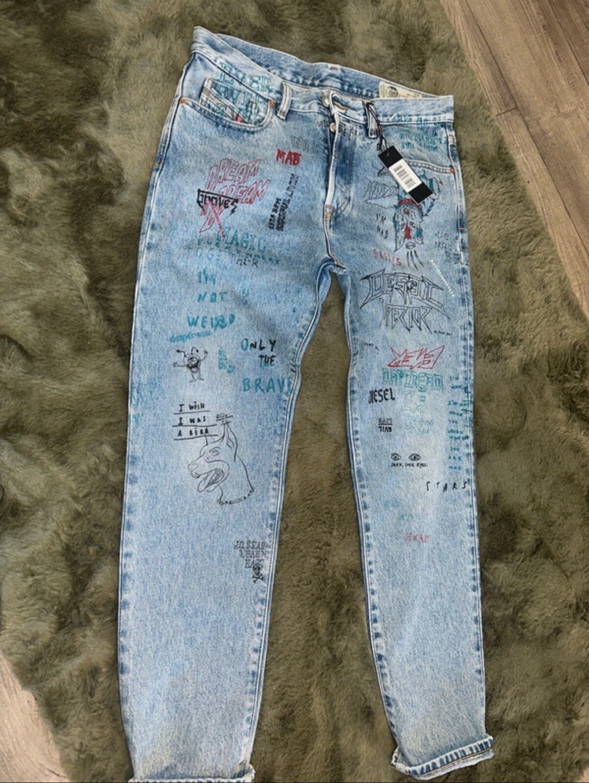 RARE diesel Men’s Jeans W31 L32 image 3