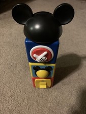 Disney Interactive Stacking Blocks Mickey Mouse Learning Toy