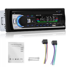 Car Stereo Audio Bluetooth In-Dash FM Aux Input Receiver SD USB MP3 Radio Player