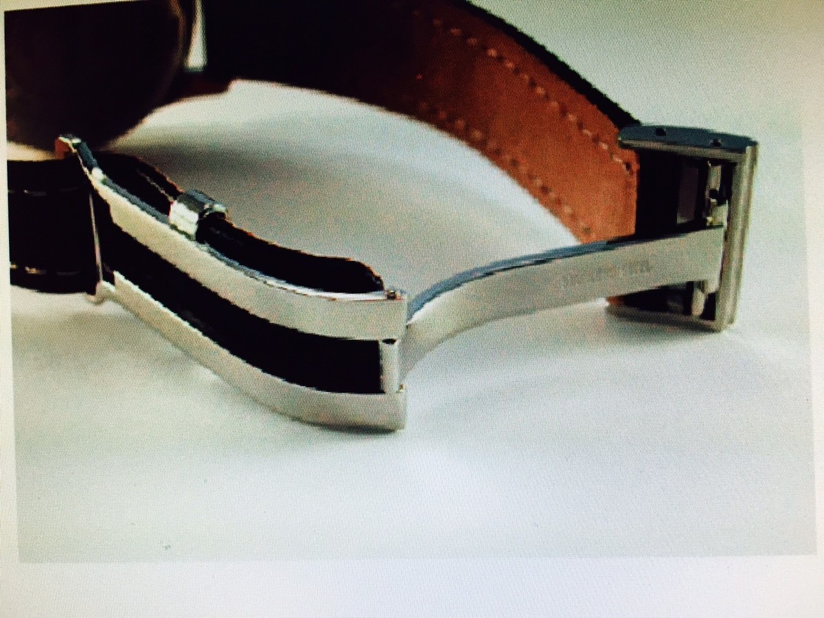 Bracelet Montre En Cuir Alligator Style Bleu Pour Breitling Aeromarine - 22/18mm - Neuf Sans étiquette