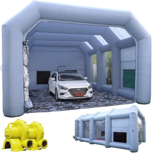 Inflatable Spray Booth Portable Mobile Job Tent 6 Sizes with Powerful Blower - Picture 45 of 56