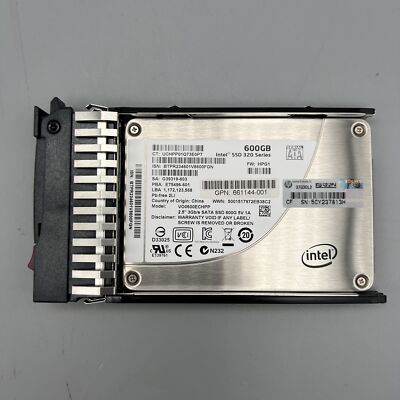 HP | Intel 600GB 2.5'' SATA SSD With tray HOT-PLUG MLC SFF 661144-001 661319-001