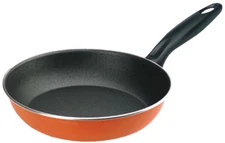 IBILI Frying pan New 22 cm of Enamelled Steel/Plastic, Orange/Black